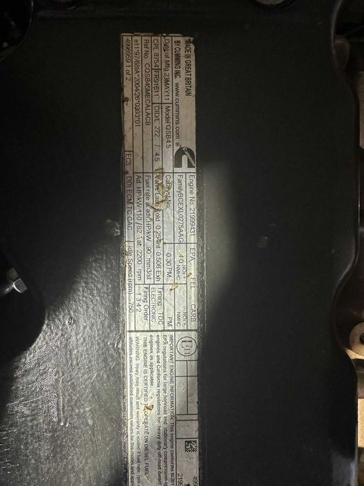 Motor Cummins QSB4.5