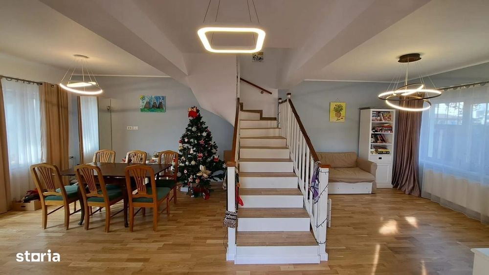 Casa Bragadiru 4 camere 4 bai curte 170 mp incalzire pardoseala