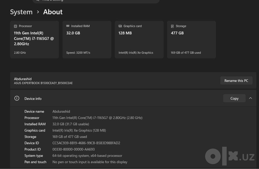 ASUS ExpertBook B1500CEAE