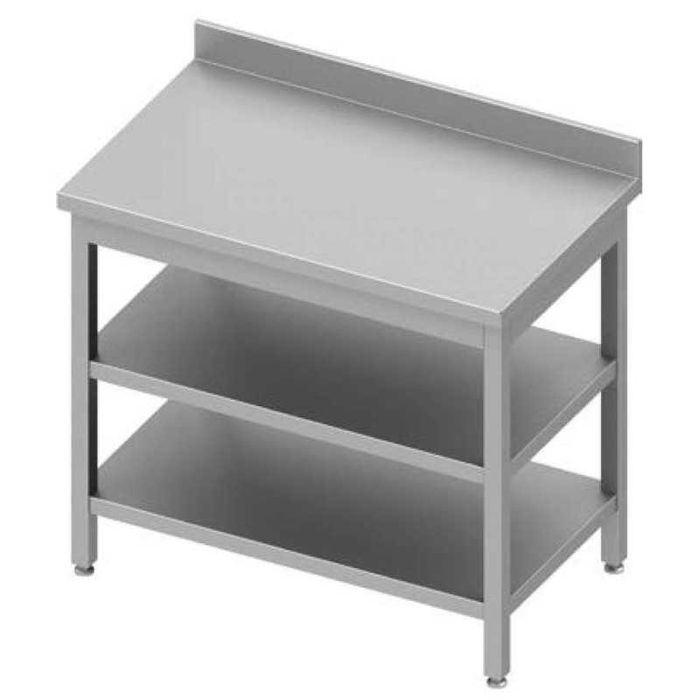 Stalgast- Masa lucru inox cu 2 polite 1400 x 700 x 850 mm