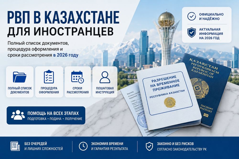 РВП в Казахстане для иностранцев