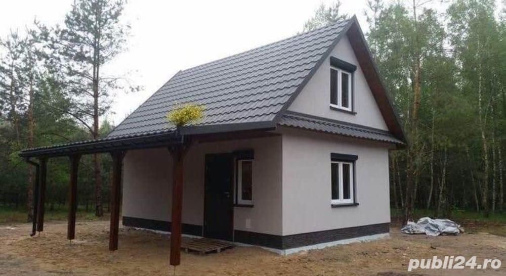 Vand case pe structura metalica 7 x 9m din panouri sandwich