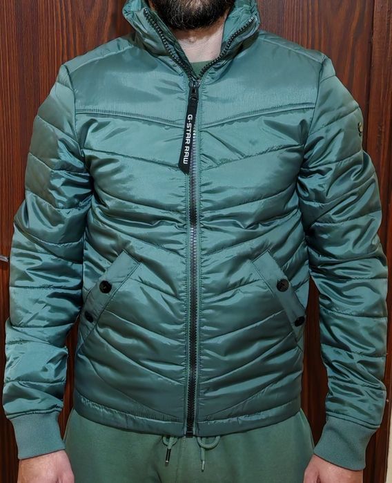 Geacă G-Star Raw Light Padded, verde Jungle, XS, nouă cu etichetă