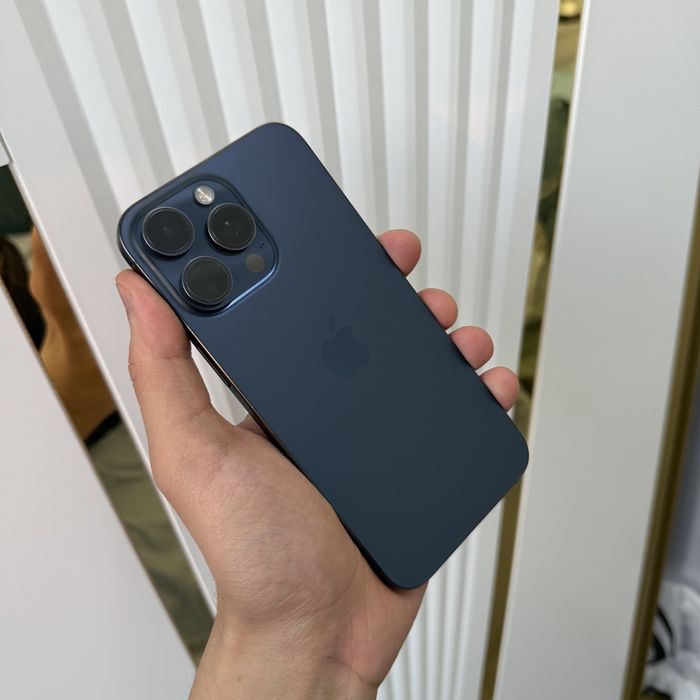 iPhone 15pro Max Blue 256gb Sim 91% Radnoy !
