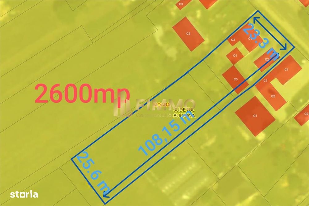 Teren 26 ari de vanzare | Suceava | Moara | ID:1295