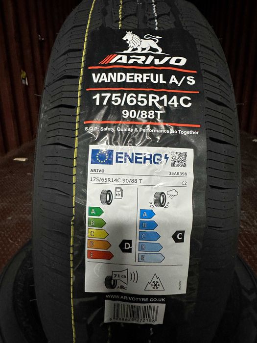 Нови Всесезонни Бусови Гуми Arivo Vanderful A/S 175/65R14C Нов Dot