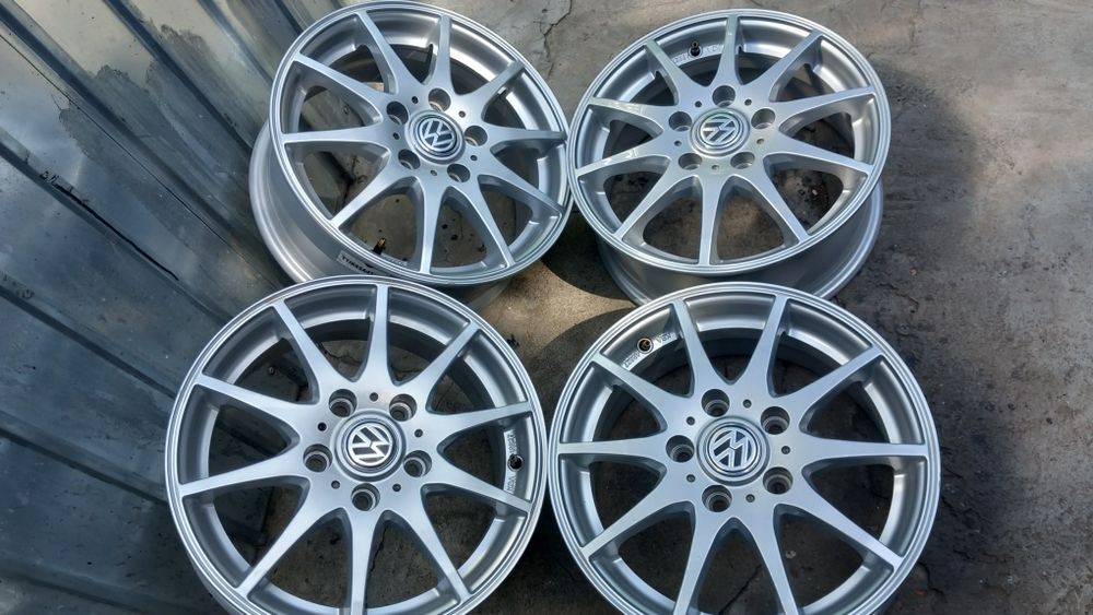 Set 4 jante aliaj r15 Volkswagen 5x112,Passat B5 Golf,  Audi, Golf 5,6, Skoda preț 1100 lei