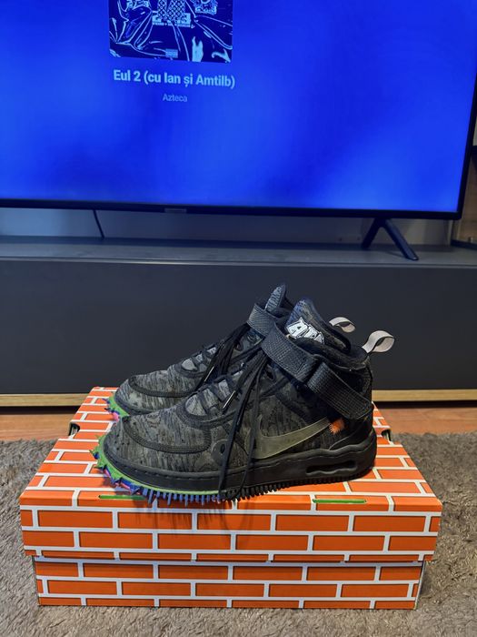 nike air force 1 mid off white  originali