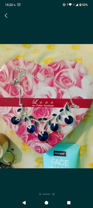 Страхотни подаръци за Свети Валентин-комплекти 5 в 1,вечна роза