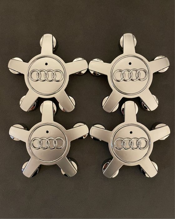 Set capace janta gheara stea Audi 135mm A4 A7 A6 Q5 Q7 Q3 B8 8L A2 A3