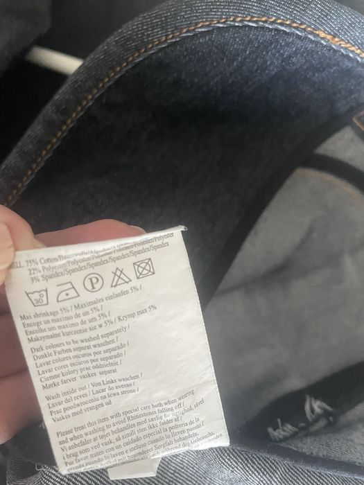 Sacou jeans model Massimo Dutti