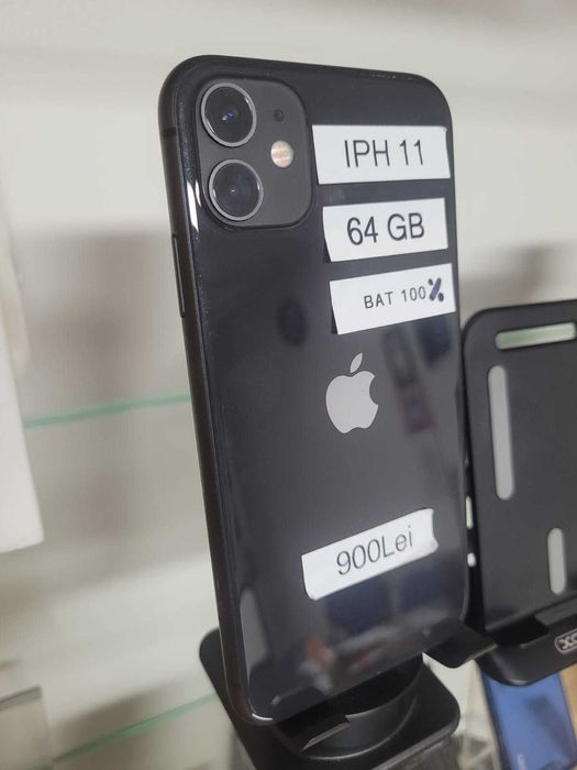 Iphone 11 64GB black stare foarte bunaMagazin si rate garantie 24 luni