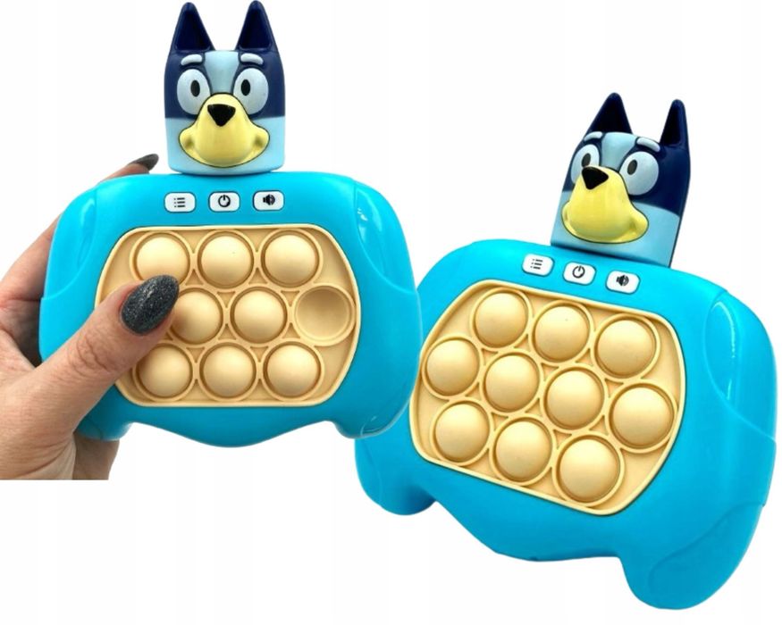 Поп ит игра Блуи и Бинго, Pop it quick push game Bluey & Bingo