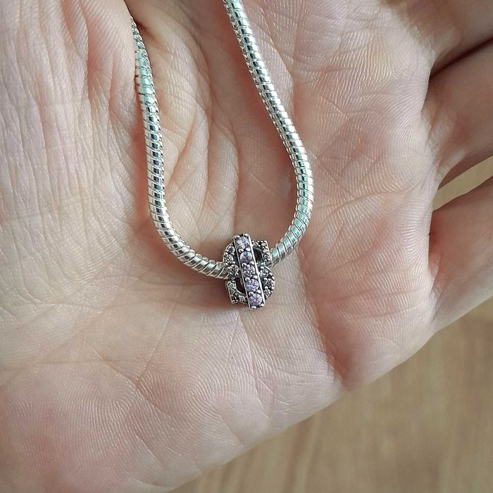 PANDANTIV DOLAR de argint cu zirconiu cubic
