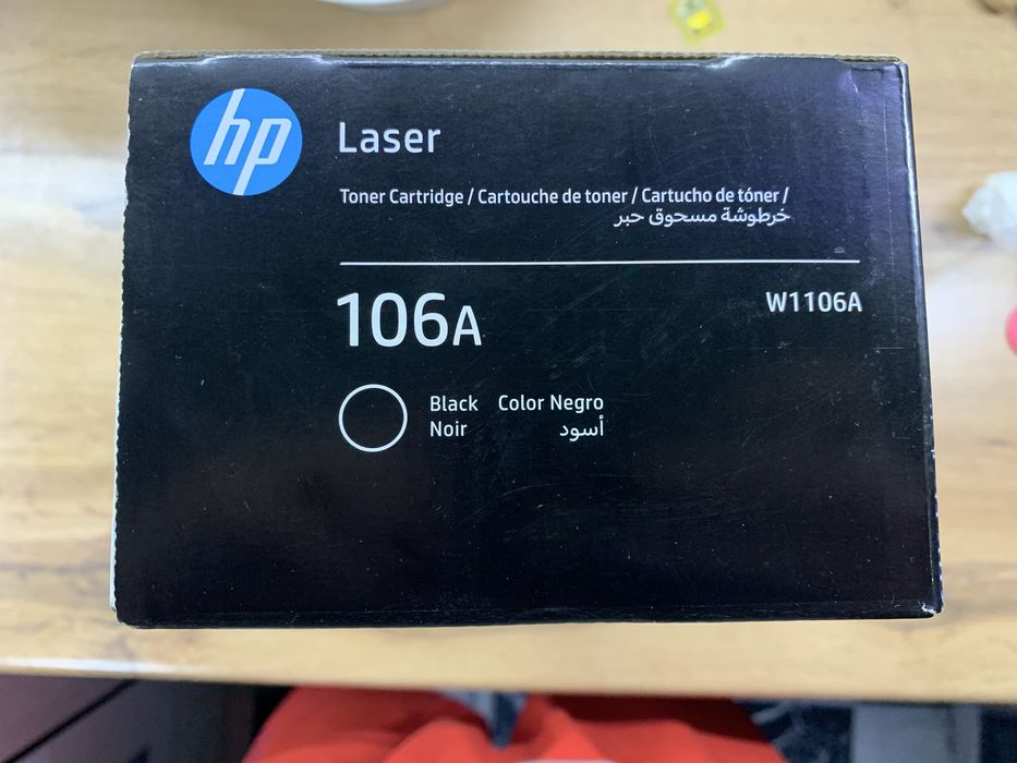 Оригинальный картридж для принтера HP 106a