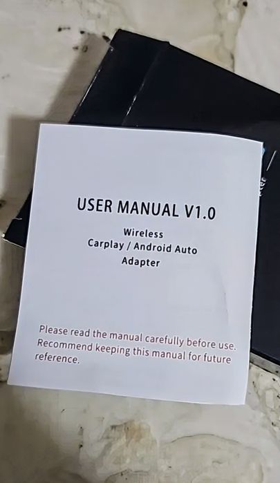 Adaptor Android Auto sau Apple CarPlay Wireless