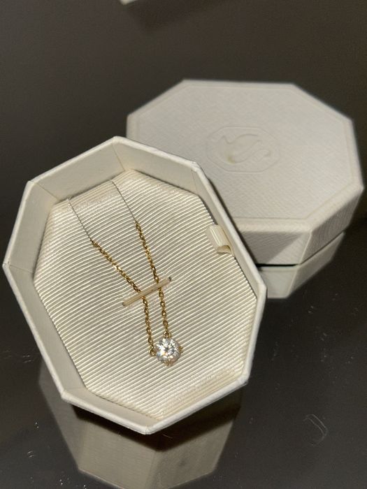 Златисто колие Swarovski-чисто ново