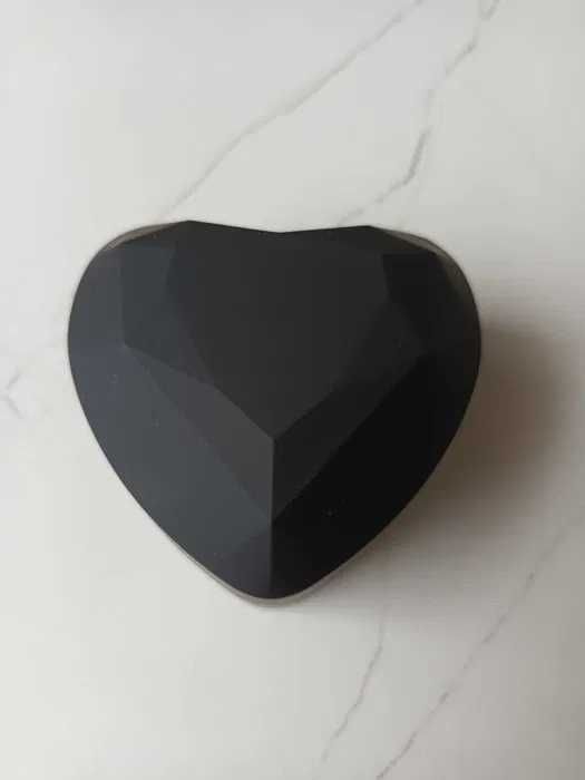 Сребърен пръстен с цирконий сърце, НОВ, размер 6, размер 7