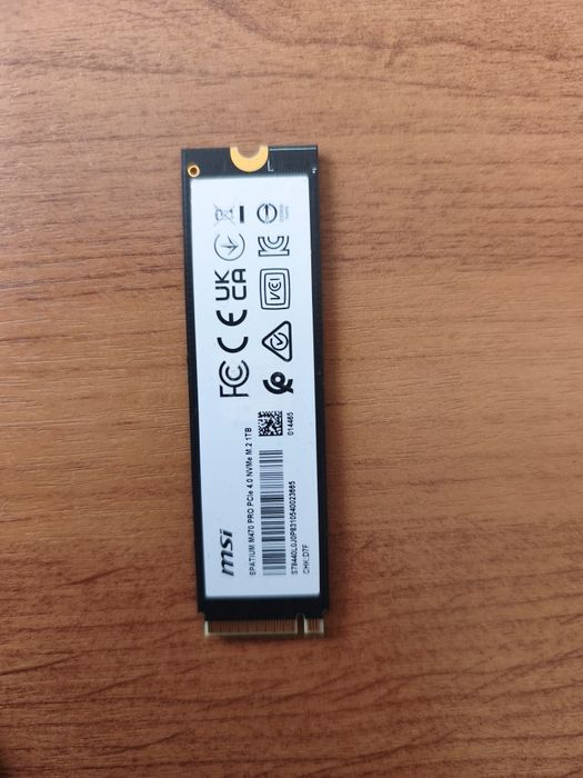 MSI SSD m.2 на 1tb