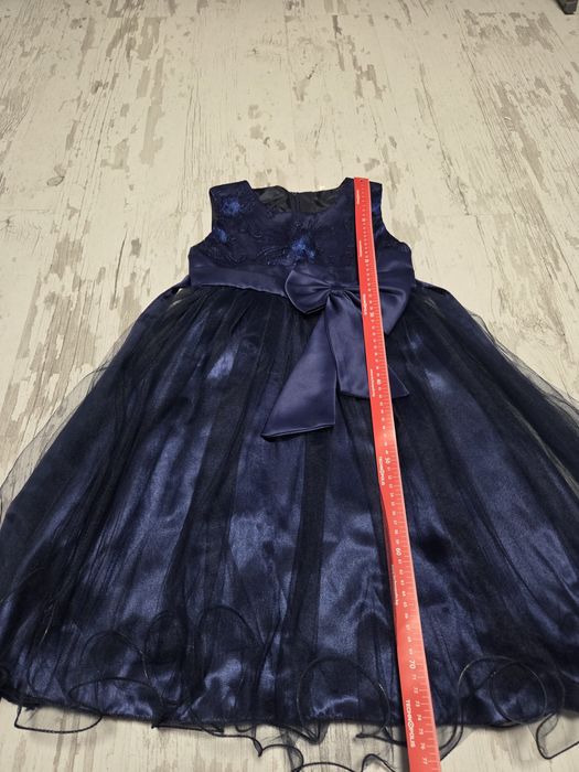Детска рокля -  тъмно синя
