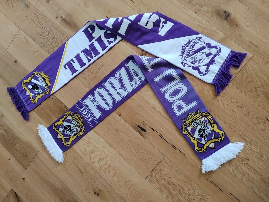 Lot doua fulare Poli Timisoara fular fotbal