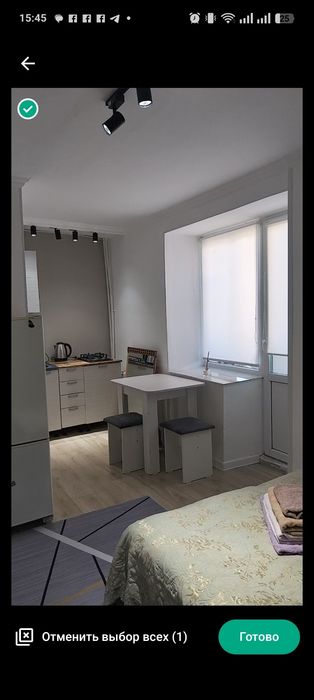 Посуточный 1ком кухня студио,интернет есть 7000