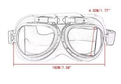 Мото очила Ретро винтидж пилотски очила