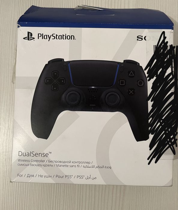 dualsense PS5 controller геймпад джойстик | черный black