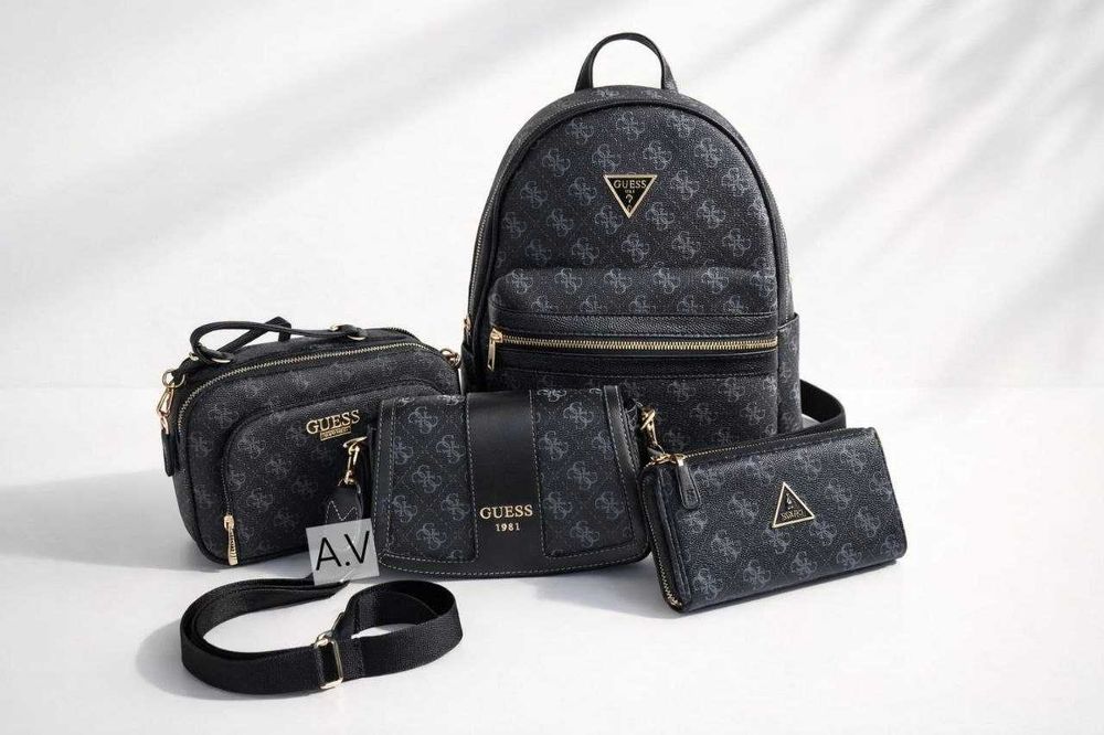 Set 4 piese 2 geante,portofel,ghiozdanel, pentru dama