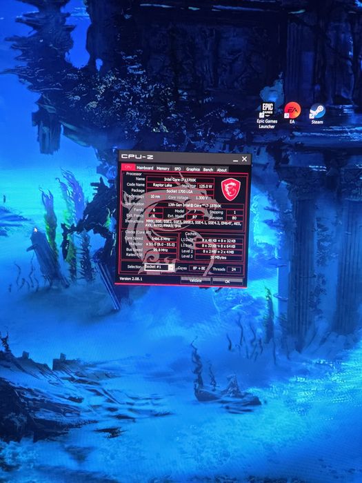 Procesor intel 13700k tray