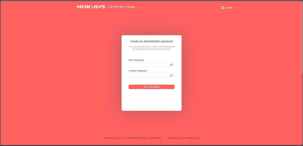 Router Wireless Mercusys MR60X Wi-Fi 6