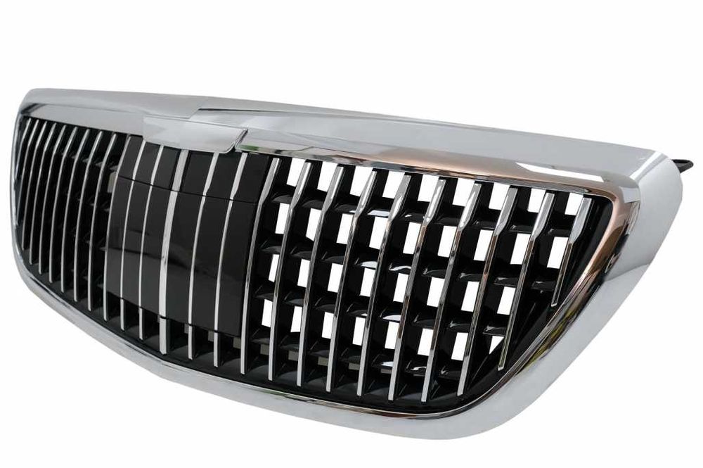 Grila Centrala Mercedes S-Class W222 X222 (2014-2020) Vertical Crom