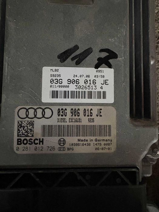 Компютър еку ecu електронен блок двигател ауди а4 б7 2.0тди 140кс