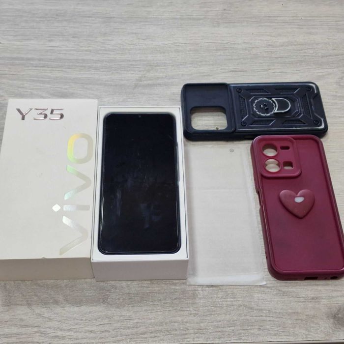 Смартфон Vivo Y35, 256GB, 8GB RAM, 4G, Starlit Blue