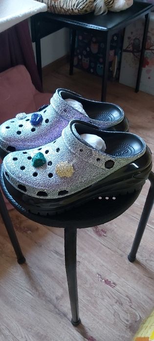 Crocs Mega Crush Asteroid glitter dama
