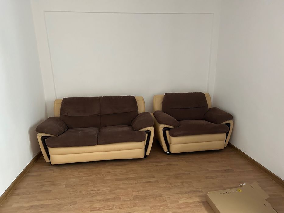 Canapea 2 locuri+ fotoliu