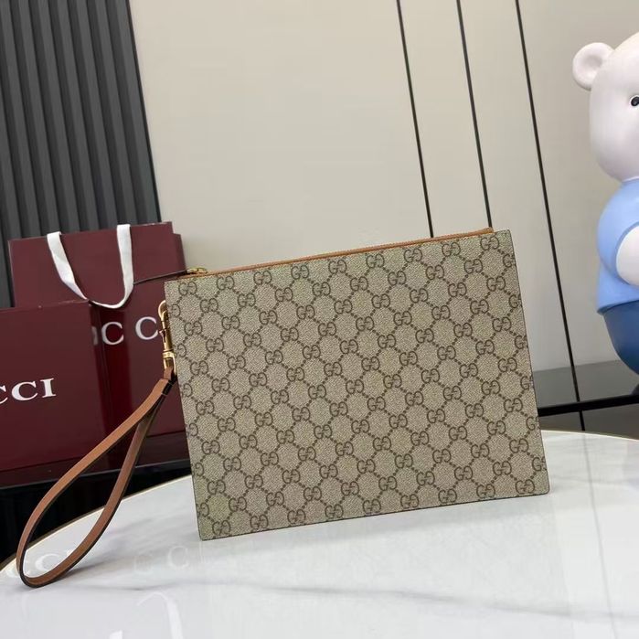 Чанта Gucci Grey Trim Pouch