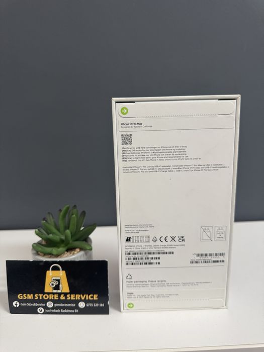 Iphone 17 Pro Max 512Gb Cosmic Orange Nou Sigilat 2 Ani Garantie Gsm Store&Service