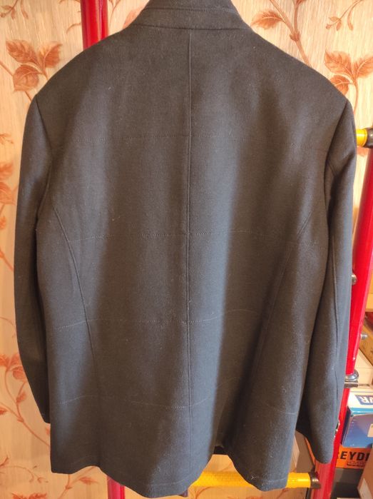 Пальто мужское чёрное