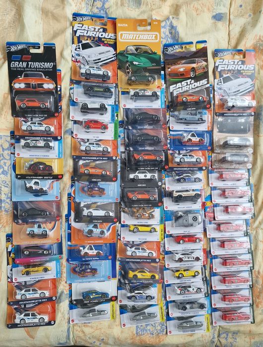 Hot Wheels и Matchbox колекционерски модели 2020-2024