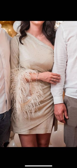 Дамска Рокля с един ръкав