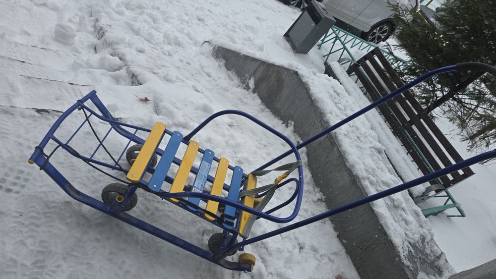 Санки с колёсами