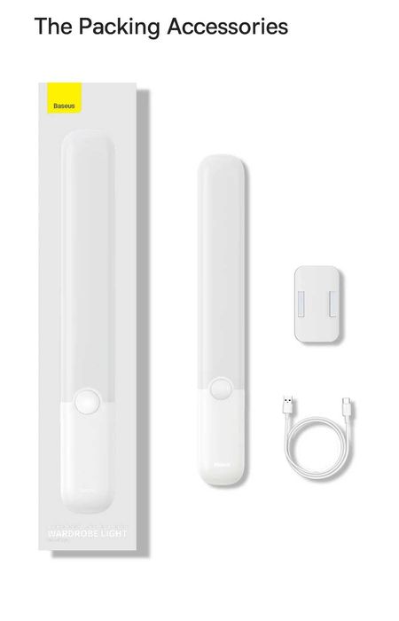 Baseus Sensor Led Light Ночной Светильник с Датчиком Движения