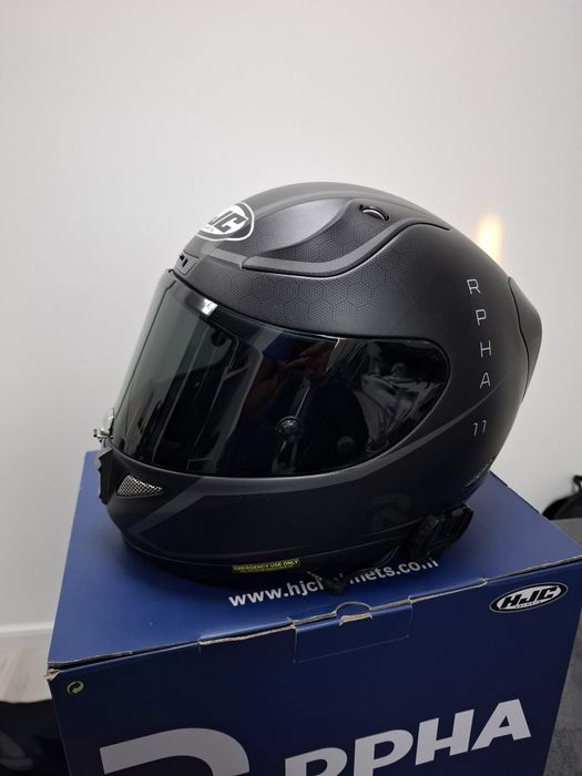 Vând cască moto HJC RPHA 11, mărimea S, Negru Mat