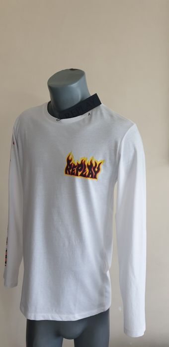 Replay Cotton Mens Size M НОВО! ОРИГИНАЛ! Мъжка Тънка Памучна Блуза!