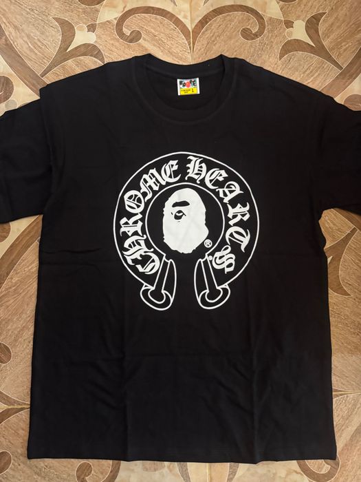 bape chrome hearts тениска