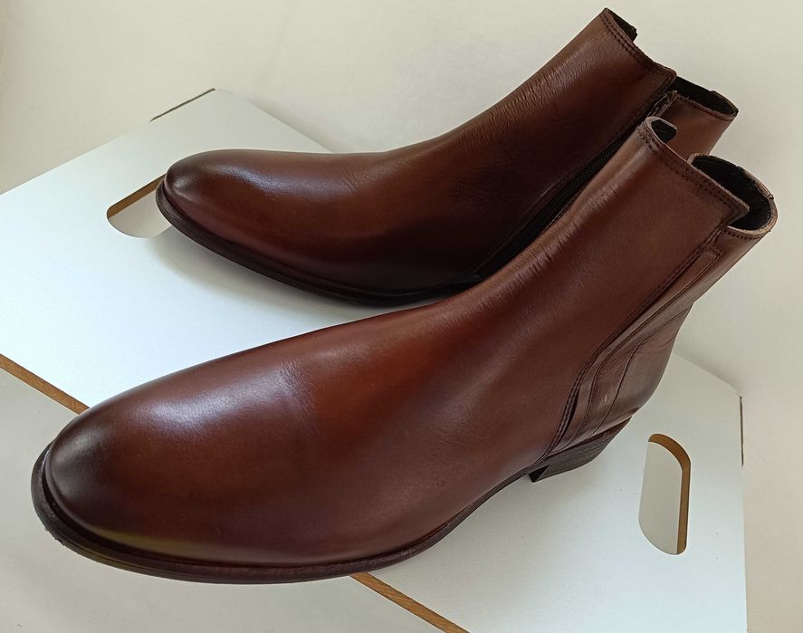 Ghete chelsea plaimn toe 44 premium Sacha Spain piele naturala moale