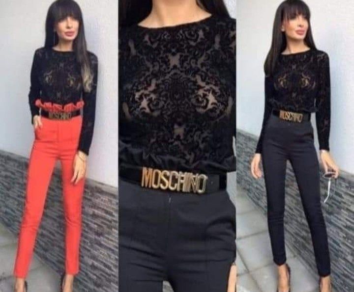 Geanta Moschino logo metalic, import Italia