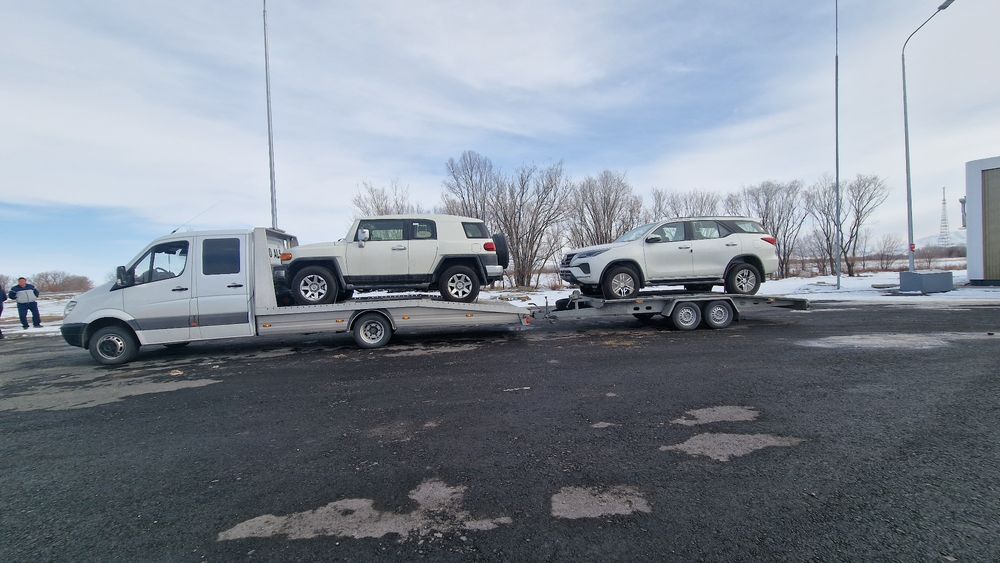 Мерседес спринтер эвакуатор с прицепом!