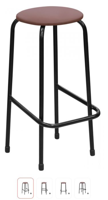 Барный стул коричневый